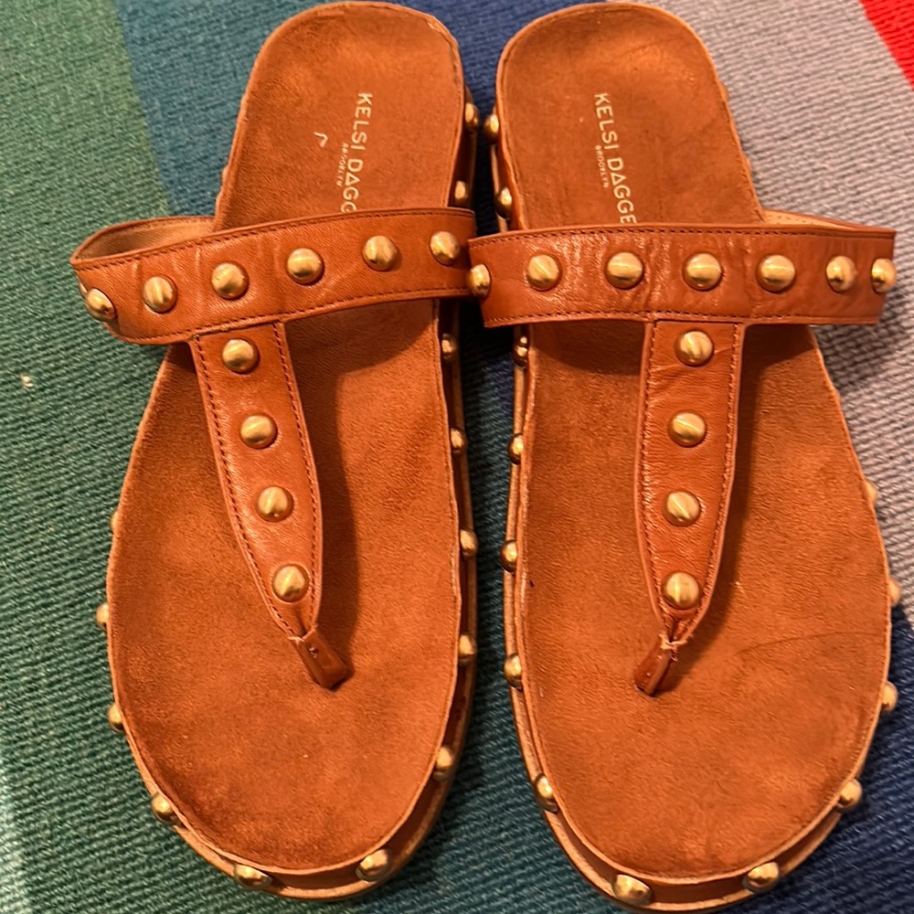 Kelsi Dagger studded sandal